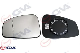 GVA Megane 3 Fluence Sol Dış Ayna Camı Isıtmalı 963667345r