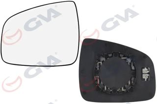 GVA Symbol 13 Sol Sandero Logan Dış Ayna Camı Elektrikli Isıtmalı 963661279r