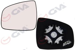 GVA Dacia Logan 2007 - 2012 Sol Dış Ayna Camı Isıtmalı 6001549716