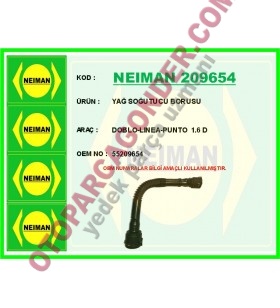 YAĞ SOĞUTUCU BORUSU DOBLO-LINEA-PUNTO 1.6 D