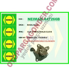 BAGAJ KILIDI CLIO SYMBOL-THALIA-CLIO III