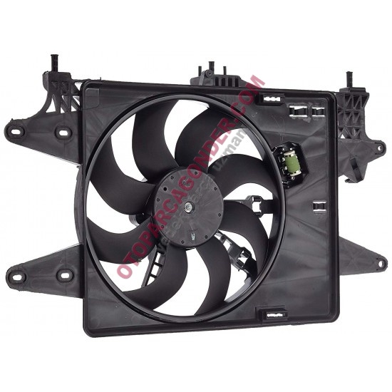 Fiat Doblo Fan Motoru Komple 1.2 - 1.4 51768022 - 51774951T