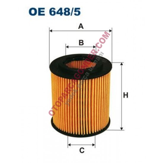 YAĞ FİLTRESİ ASTRA H-VECTRA C-SIGNUM-ZAFIRA B 1.9 CDTI-CROMA-GRANDE PUNTO 1.9 MT