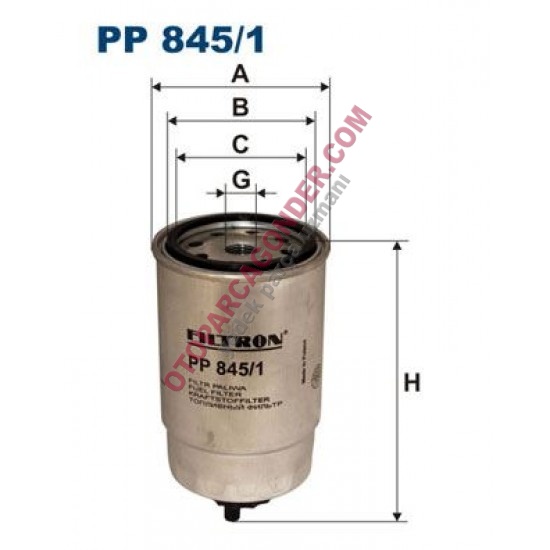 YAKIT FİLTRESİ DUCATO 1.9D-1.9TD-2.4D-2.4TD-2.5D 82-02 - PUNTO 1.7D-1.7TD 94-00