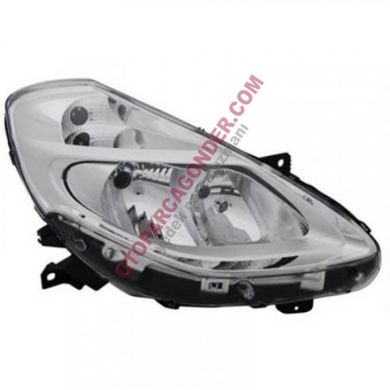 Renault Clıo 3 Far Sağ Beyaz 2009 Sonrası 7701072005 - 260104392R