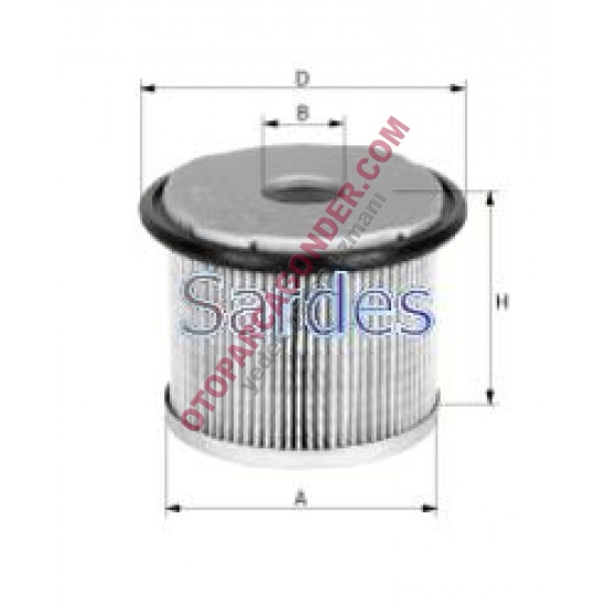 YAKIT FİLTRESİ CLIO II-KANGOO-LAGUNA I-MEGANE I-SCENIC I-II -TRAFIC 1.9DTİ