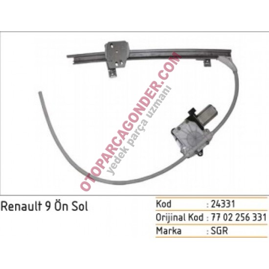 Ön Cam Krikosu Renault 9 11 Sol Elektrikli 7702256331